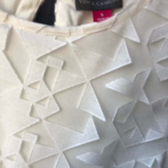 Vince CAMUTO white overlay top white small new - Picture 2 of 4